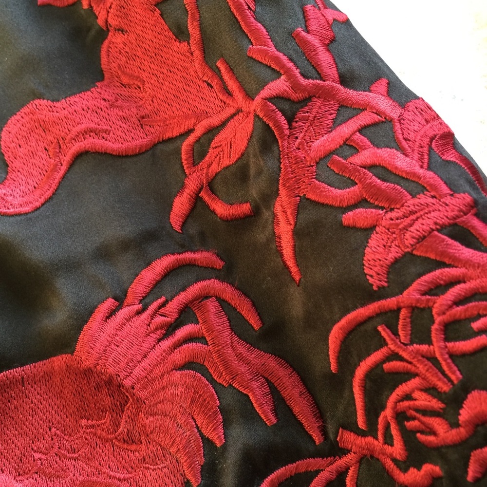 ISABEL DE PEDRO Silk Embroidered Tunic Top - Picture 9 of 9